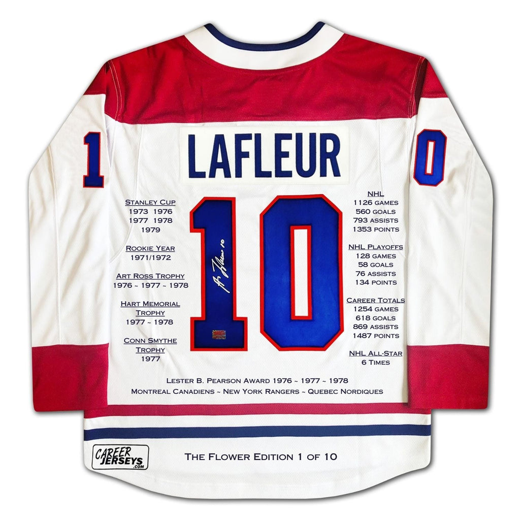 Guy Lafleur The Flower Edition #1/10 White Career